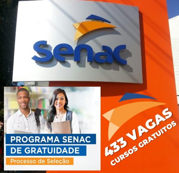 O SENAC Abriu 433 Vagas Em Cursos Gratuitos E Presenciais Voltados às ...