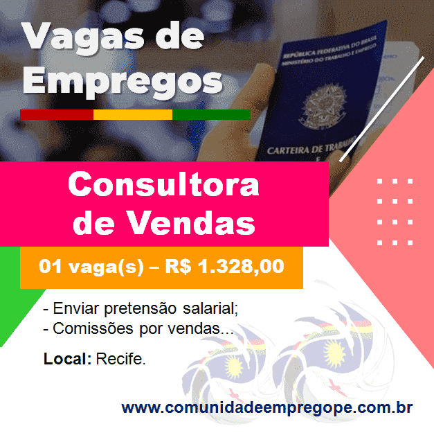 Consultora de Vendas - Shopping com salário de R$ 1.328,00 para empresa do segmento de varejo