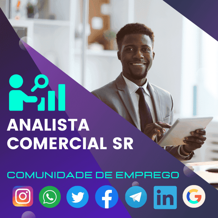 Analista Comercial SR. com salário de R$ 4.000,00 para segmento de energia solar