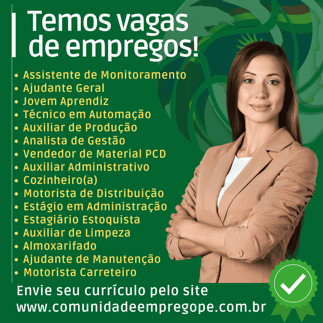 Mais oportunidades de empregos oferecidas pela Gelre - Empregos e Concursos