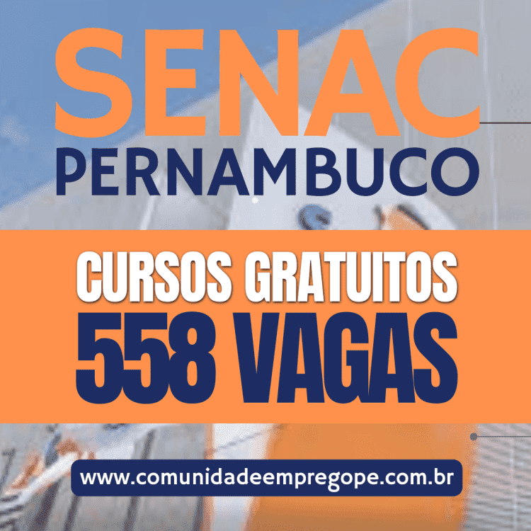 SENAC Pernambuco em parceria com o Porto Digital está com Cursos Gratuitos em TI