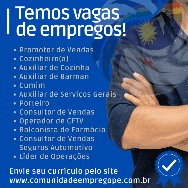 Oportunidades de Emprego em Pernambuco no Comunidade de Emprego em 19/10/2023
