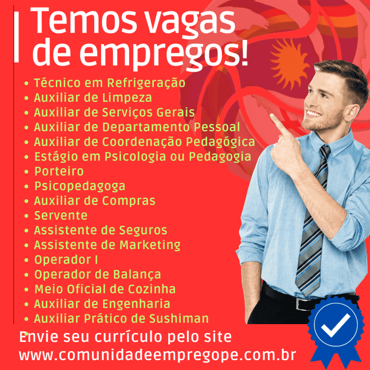 Oportunidades de Emprego em Pernambuco no Comunidade de Emprego em 17/10/2023