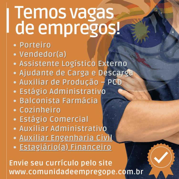 Oportunidades de Emprego em Pernambuco no Comunidade de Emprego em 20/10/2023