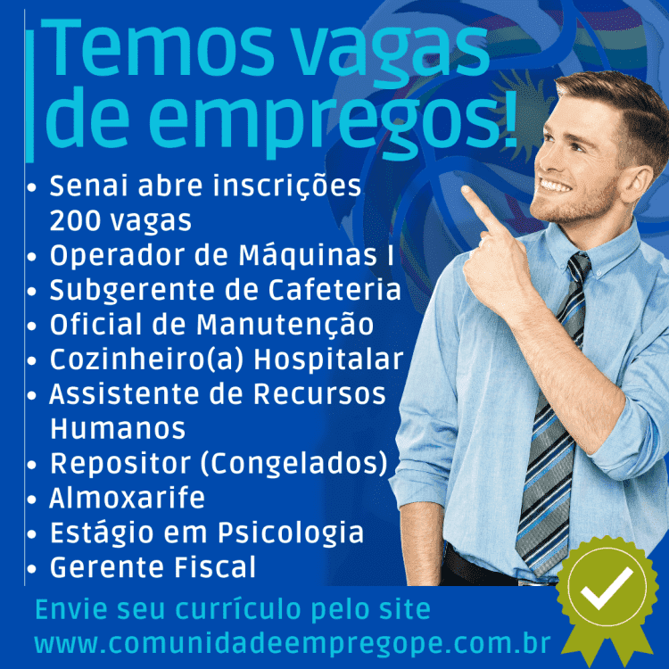 Oportunidades de Emprego em Pernambuco no Comunidade de Emprego em 04/10/2023