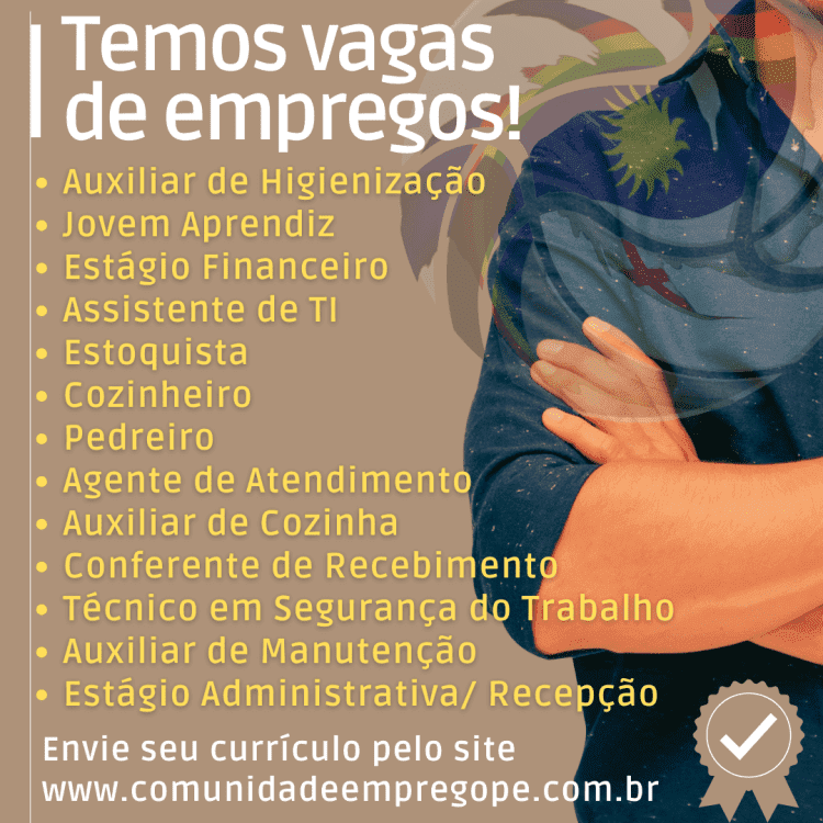 Oportunidades de Emprego em Pernambuco no Comunidade de Emprego em 06/11/2023