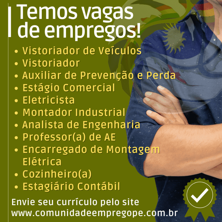 Oportunidades de Emprego em Pernambuco no Comunidade de Emprego em 01/11/2023