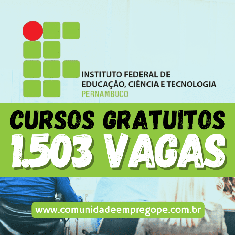 1.503 VAGAS www.comunidadeempregope.com.br cursos gratuitos