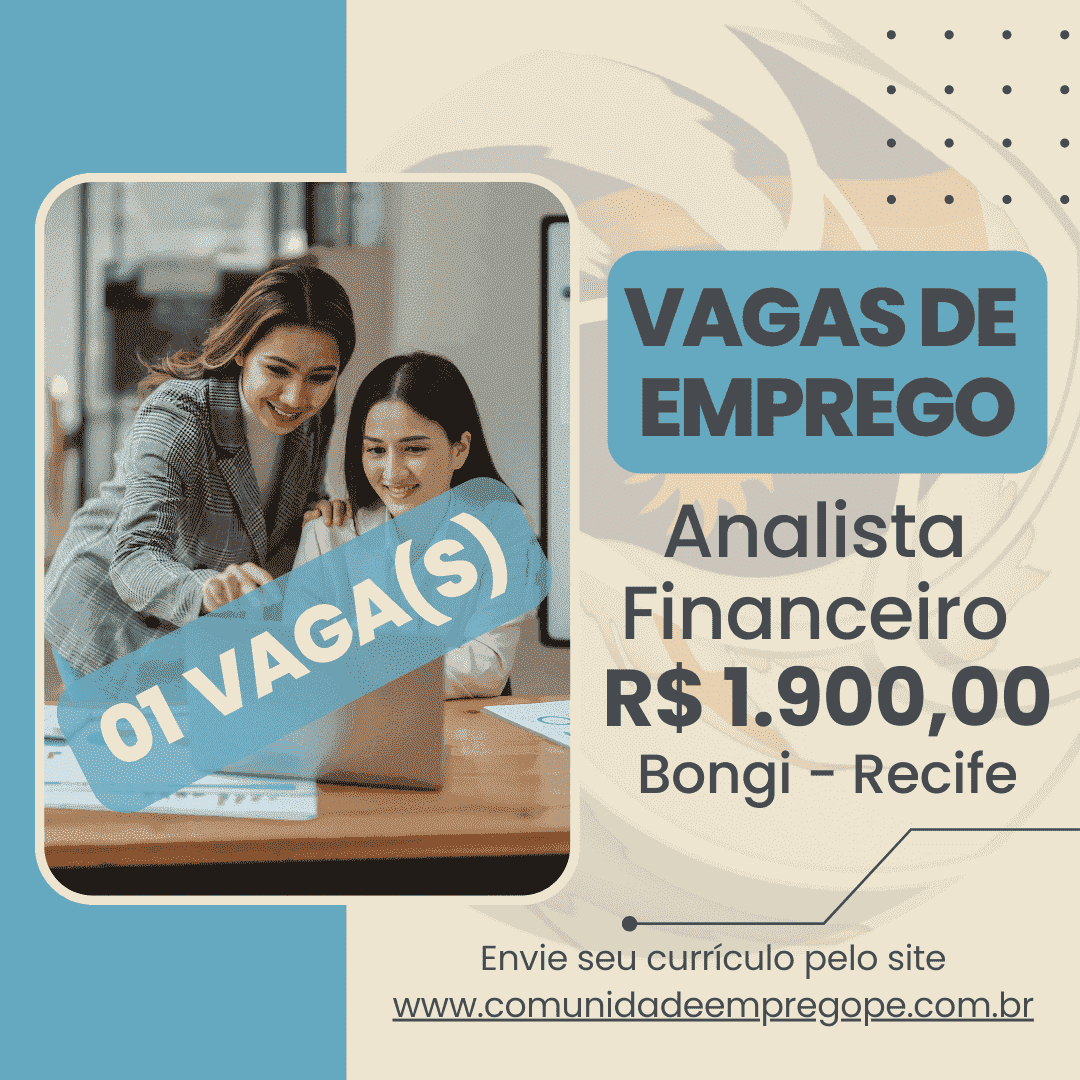 Analista Financeiro Com Salário De R 190000 Para Empresa Do Segmento De Contratos Públicos 9262