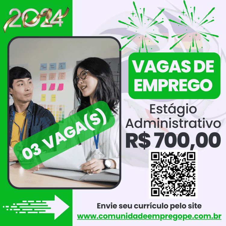 Estágio Administrativo, 03 vagas com bolsa de R$ 700,00 para empresa de contabilidade https://comunidadeempregope.com.br/vaga/estagio-administrativo-03-vagas-com-bolsa-de-r-70000-para-empresa-de-contabilidade/